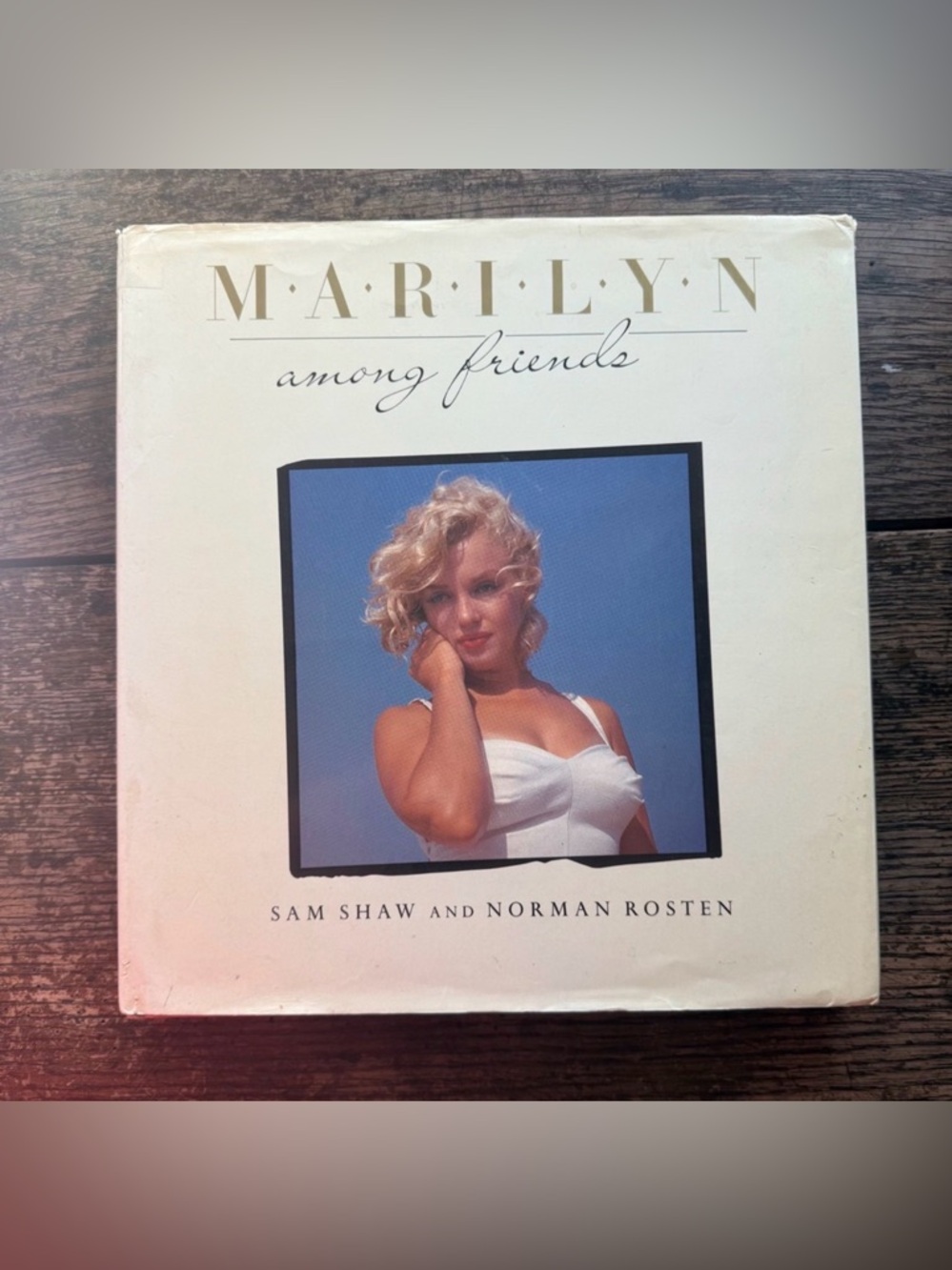 Henry Holt Marilyn Among Friends Hardcover Book 1988 White Good First Edition